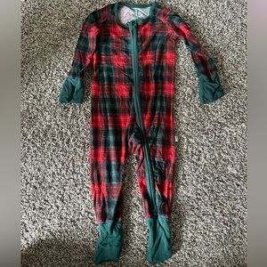 Little Sleepies Tartan Zippy